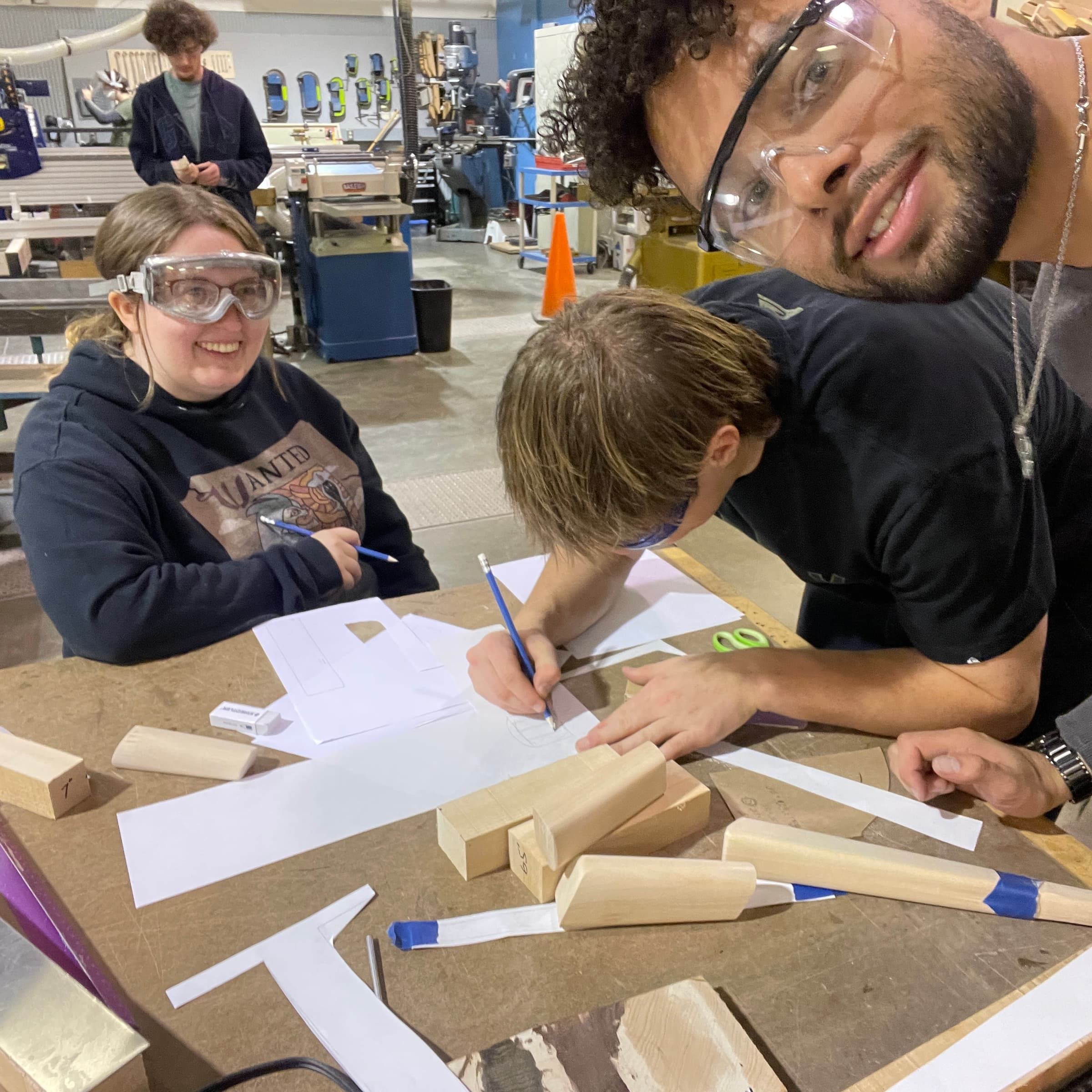 The team working on handle templates