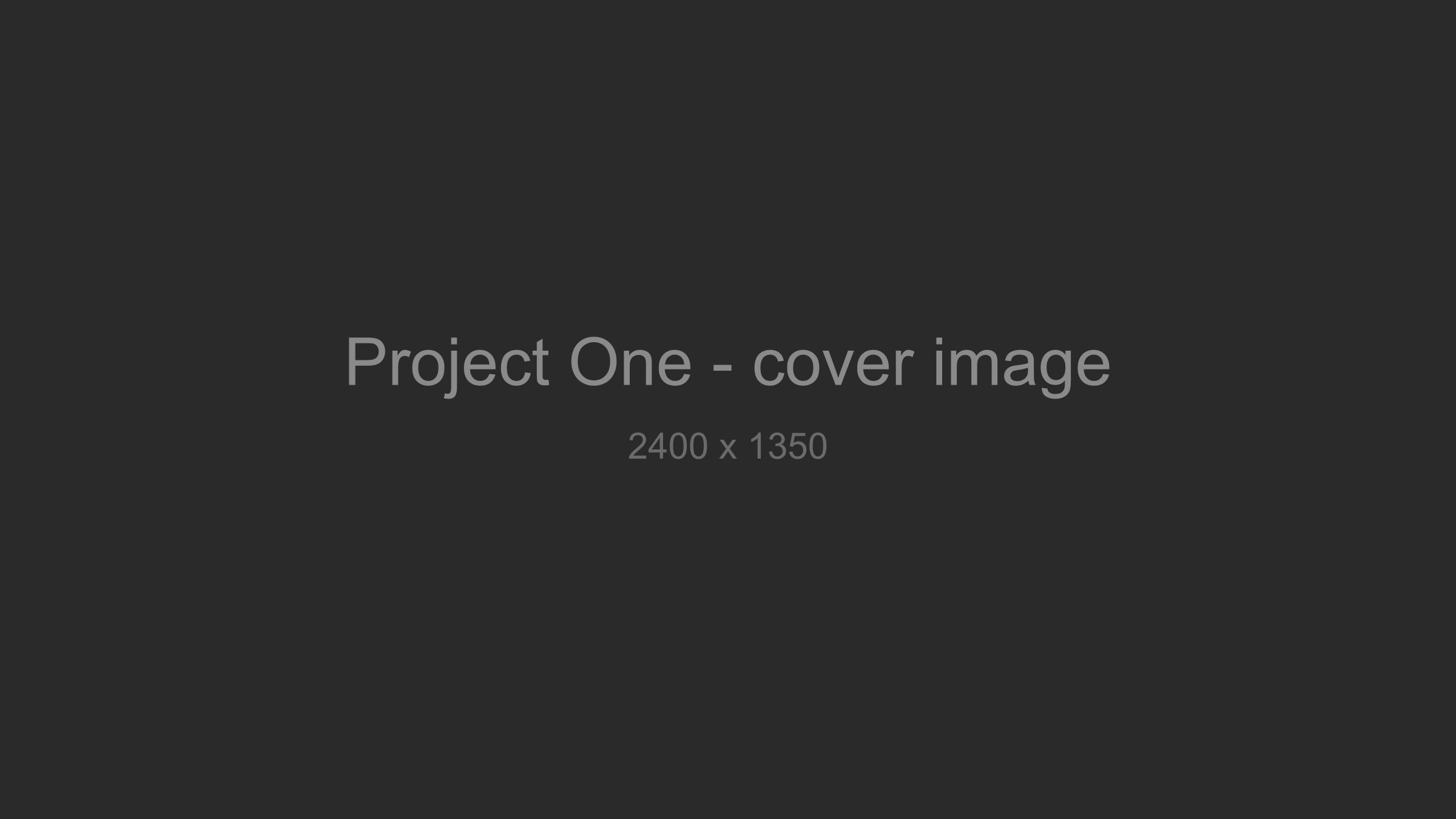 Project One